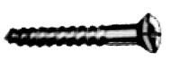 Senkkopf-Holzschraube Stahl verzinkt mit Innengewinde 1/8, 4,5 x 50 mm